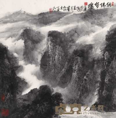 刘人岛 仿佛梦魂 镜心 68×68cm